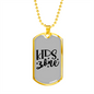 Kids Zone Necklace Stainless Steel or 18k Gold Dog Tag 24" Chain-Express Your Love Gifts