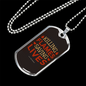 Killing Flames Saving Lives Firefighter Gift Stainless Steel or 18k Gold Dog Tag 24" Chain-Express Your Love Gifts