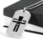 Kind A Sweet Christian Necklace Stainless Steel or 18k Gold Dog Tag 24" Chain-Express Your Love Gifts