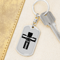 Kinda Sweet Keychain Stainless Steel or 18k Gold Dog Tag Keyring-Express Your Love Gifts