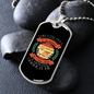 Kindness of a Dog Blue Necklace Stainless Steel or 18k Gold Dog Tag 24" Chain-Express Your Love Gifts