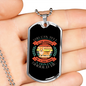 Kindness of a Dog Blue Necklace Stainless Steel or 18k Gold Dog Tag 24" Chain-Express Your Love Gifts