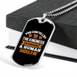 Kindness of a Dog Plain Necklace Stainless Steel or 18k Gold Dog Tag 24" Chain-Express Your Love Gifts