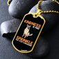 Kindness Sprinkle Necklace Stainless Steel or 18k Gold Dog Tag 24" Chain-Express Your Love Gifts