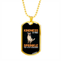 Kindness Sprinkle Necklace Stainless Steel or 18k Gold Dog Tag 24" Chain-Express Your Love Gifts