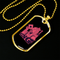 King of Spade Gambler Necklace Stainless Steel or 18k Gold Dog Tag 24" Chain-Express Your Love Gifts