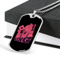 King of Spade Gambler Necklace Stainless Steel or 18k Gold Dog Tag 24" Chain-Express Your Love Gifts