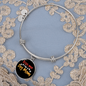Kiss Me Dog Mom Bracelet Stainless Steel or 18k Gold Circle Bangle-Express Your Love Gifts