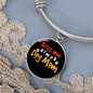 Kiss Me Dog Mom Bracelet Stainless Steel or 18k Gold Circle Bangle-Express Your Love Gifts
