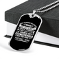 Knit Into A Unity Necklace Stainless Steel or 18k Gold Dog Tag 24" Chain-Express Your Love Gifts