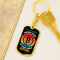 Know About Bitcoin Crypto Keychain Stainless Steel or 18k Gold Dog Tag Keyring-Express Your Love Gifts