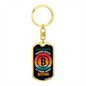 Know About Bitcoin Crypto Keychain Stainless Steel or 18k Gold Dog Tag Keyring-Express Your Love Gifts