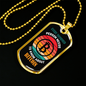 Know About Bitcoin Crypto Necklace Stainless Steel or 18k Gold Dog Tag 24" Chain-Express Your Love Gifts