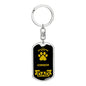 Komondor Keychain Stainless Steel or 18k Gold-Express Your Love Gifts