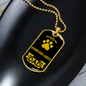 Kromfohrlander Dad Dog Necklace Stainless Steel or 18k Gold Dog Tag W 24" Dog Owner Lover-Express Your Love Gifts