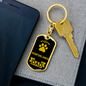 Kromfohrlander Keychain Stainless Steel or 18k Gold-Express Your Love Gifts