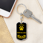 Kromfohrlander Keychain Stainless Steel or 18k Gold-Express Your Love Gifts