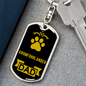 Kromfohrlander Keychain Stainless Steel or 18k Gold-Express Your Love Gifts