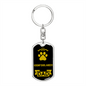 Kromfohrlander Keychain Stainless Steel or 18k Gold-Express Your Love Gifts