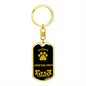Kromfohrlander Keychain Stainless Steel or 18k Gold-Express Your Love Gifts