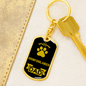 Kromfohrlander Keychain Stainless Steel or 18k Gold-Express Your Love Gifts