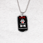 Kromfohrlander Love Is Stainless Steel or 18k Gold Dog Tag 24" Chain-Express Your Love Gifts