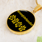 Kromfohrlander Mama Circle Necklace Stainless Steel or 18k Gold 18-22" Dog Owner Lover-Express Your Love Gifts