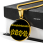Kromfohrlander Mama Circle Necklace Stainless Steel or 18k Gold 18-22" Dog Owner Lover-Express Your Love Gifts