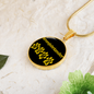 Kromfohrlander Mama Circle Necklace Stainless Steel or 18k Gold 18-22" Dog Owner Lover-Express Your Love Gifts
