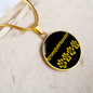 Kromfohrlander Mama Circle Necklace Stainless Steel or 18k Gold 18-22" Dog Owner Lover-Express Your Love Gifts