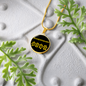 Kromfohrlander Mama Circle Necklace Stainless Steel or 18k Gold 18-22" Dog Owner Lover-Express Your Love Gifts