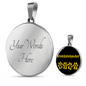 Kromfohrlander Mama Circle Necklace Stainless Steel or 18k Gold 18-22" Dog Owner Lover-Express Your Love Gifts