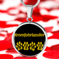 Kromfohrlander Mama Circle Necklace Stainless Steel or 18k Gold 18-22" Dog Owner Lover-Express Your Love Gifts