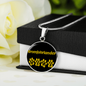 Kromfohrlander Mama Circle Necklace Stainless Steel or 18k Gold 18-22" Dog Owner Lover-Express Your Love Gifts
