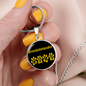 Kromfohrlander Mama Circle Necklace Stainless Steel or 18k Gold 18-22" Dog Owner Lover-Express Your Love Gifts