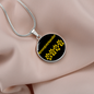 Kromfohrlander Mama Circle Necklace Stainless Steel or 18k Gold 18-22" Dog Owner Lover-Express Your Love Gifts