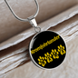 Kromfohrlander Mama Circle Necklace Stainless Steel or 18k Gold 18-22" Dog Owner Lover-Express Your Love Gifts
