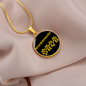 Kromfohrlander Mama Circle Necklace Stainless Steel or 18k Gold 18-22" Dog Owner Lover-Express Your Love Gifts