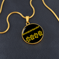Kromfohrlander Mama Circle Necklace Stainless Steel or 18k Gold 18-22" Dog Owner Lover-Express Your Love Gifts