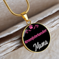 Kromfohrlander Mama Necklace Circle Pendant Stainless Steel or 18k Gold 18-22" Dog Mom Pendant-Express Your Love Gifts