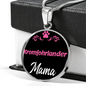 Kromfohrlander Mama Necklace Circle Pendant Stainless Steel or 18k Gold 18-22" Dog Mom Pendant-Express Your Love Gifts