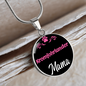 Kromfohrlander Mama Necklace Circle Pendant Stainless Steel or 18k Gold 18-22" Dog Mom Pendant-Express Your Love Gifts