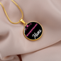 Kromfohrlander Mama Necklace Circle Pendant Stainless Steel or 18k Gold 18-22" Dog Mom Pendant-Express Your Love Gifts