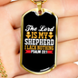 Lack Nothing Christian Necklace Stainless Steel or 18k Gold Dog Tag 24" Chain-Express Your Love Gifts