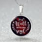 Lamentations My Soul Circle Pendant Stainless Steel or 18k Gold 18-22-Express Your Love Gifts