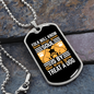 Large Soul Necklace Stainless Steel or 18k Gold Dog Tag 24" Chain-Express Your Love Gifts