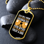 Large Soul Necklace Stainless Steel or 18k Gold Dog Tag 24" Chain-Express Your Love Gifts
