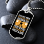 Large Soul Necklace Stainless Steel or 18k Gold Dog Tag 24" Chain-Express Your Love Gifts
