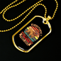 Learned From Dogs Bulldog Necklace Stainless Steel or 18k Gold Dog Tag 24" Chain-Express Your Love Gifts