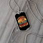 Learned From Dogs Bulldog Necklace Stainless Steel or 18k Gold Dog Tag 24" Chain-Express Your Love Gifts